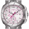 Розовый каучуковый ремешок Tissot T610031514 для часов Tissot T-Race T048.217