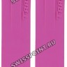 Розовый каучуковый ремешок Tissot T610031514 для часов Tissot T-Race T048.217