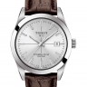 Коричневый кожаный ремешок Tissot T610045400, теленок, 21/18, без замка, для часов Tissot Gentleman T127.407, T127.410