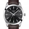 Коричневый кожаный ремешок Tissot T610045400, теленок, 21/18, без замка, для часов Tissot Gentleman T127.407, T127.410