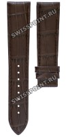 Коричневый кожаный ремешок Tissot T610045400, теленок, 21/18, без замка, для часов Tissot Gentleman T127.407, T127.410