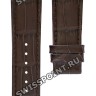 Коричневый кожаный ремешок Tissot T610045400, теленок, 21/18, без замка, для часов Tissot Gentleman T127.407, T127.410