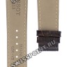 Коричневый кожаный ремешок Tissot T610045400, теленок, 21/18, без замка, для часов Tissot Gentleman T127.407, T127.410