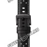 Черный кожаный ремешок Tissot T600041559, теленок, 22/20, черная пряжка, для часов Tissot Chrono XL T116.617