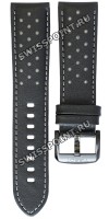 Черный кожаный ремешок Tissot T600041559, теленок, 22/20, черная пряжка, для часов Tissot Chrono XL T116.617.36.051.04