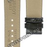 Серый кожаный ремешок Tissot T610037722, имитация крокодила, 20/18, без замка, для часов Tissot Tradition T063.610
