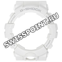 Белый рант корпуса часов Casio 10561569 для часов Casio GBA-800-7A