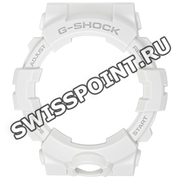 Белый рант корпуса часов Casio 10561569 для часов Casio GBA-800-7A