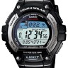 Черный полимерный ремешок Casio 10395874 для часов Casio W-S220-1A, W-S220-9A, HDD-S100-1A