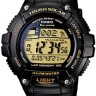 Черный полимерный ремешок Casio 10395874 для часов Casio W-S220-1A, W-S220-9A, HDD-S100-1A
