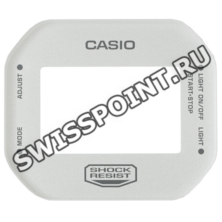 Минеральное стекло Casio 10516283 с принтом для часов Casio DW-5600DC-2E