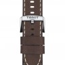 Коричневый кожаный ремешок Tissot T600045363 / T610043490, 22/22, стальная пряжка, для часов Tissot Gent XL Swissmatic T116.407