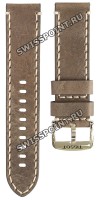 Коричневый кожаный ремешок Tissot T600045363 / T610043490, 22/22, стальная пряжка, для часов Tissot Gent XL Swissmatic T116.407