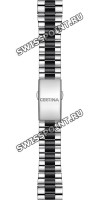 Стальной браслет Certina C605016644 c черными керамическими вставками для часов Certina DS First C014.217.11.051.01, C014.235.11.051.01