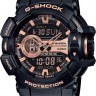 Черный полимерный ремешок Casio 10477026 для часов Casio GA-400-1A, GA-400-1B, GA-400GB-1A, GA-400GB-1A4, GA-400GB-1A9