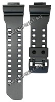 Черный полимерный ремешок Casio 10477026 для часов Casio GA-400-1A, GA-400-1B, GA-400GB-1A, GA-400GB-1A4, GA-400GB-1A9