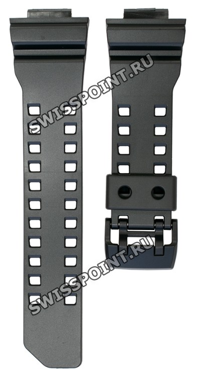 Черный полимерный ремешок Casio 10477026 для часов Casio GA-400-1A, GA-400-1B, GA-400GB-1A, GA-400GB-1A4, GA-400GB-1A9