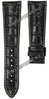 Черный кожаный ремешок Certina C610013967, теленок 23/18, без замка, для часов Certina DS Podium Square C001.507, C001.517, C001507A, C001517A