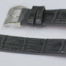 Серый кожаный ремешок Tissot T600035078, имитация крокодила, 23/18, с вырезом, стальная пряжка, для часов Tissot T-Trend T02 T090.310, T090310A