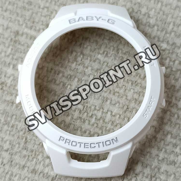 Белый рант корпуса часов Casio 10573393 для часов Casio BSA-B100-7A