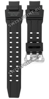Черный полимерный ремешок Casio 10397883 для часов Casio GW-4000-1A