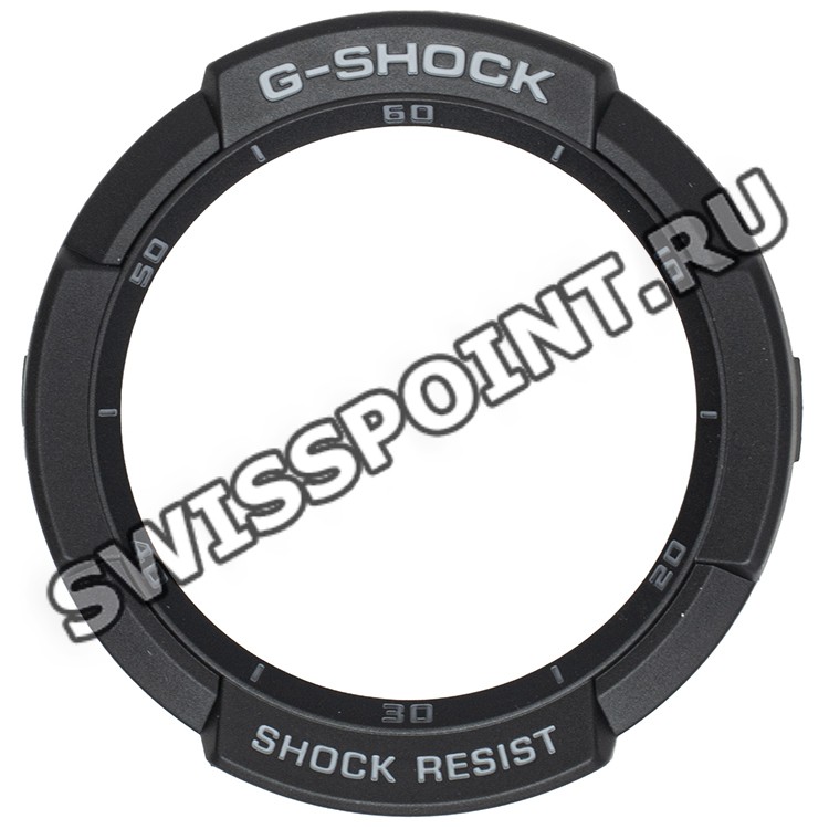 Черный рант корпуса часов Casio 10353429 для часов Casio G-1200D-1A, G-1250BD-1A, GW-3000B-2A, GW-3000D-1A, GW-3500BD-1A