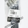 Черный силиконовый ремешок Balmain B0720155, 24/20, с вырезом, стальная клипса, для часов Balmain Balmainia 5621