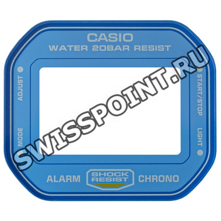 Минеральное стекло Casio 10520987 с принтом для часов Casio DW-5600WB-7
