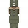 Зеленый текстильный ремешок Tissot T604045328 / T610045360, 22/22, с пряжкой, для часов TISSOT Gent XL Swissmatic T116.407.37.091.00