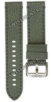 Зеленый текстильный ремешок Tissot T604045328 / T610045360, 22/22, с пряжкой, для часов TISSOT Gent XL Swissmatic T116.407.37.091.00