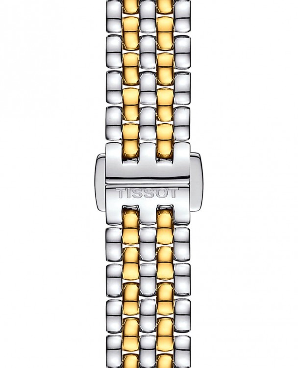 T605037999 Браслет стальной, комбинированный сталь/желтый, для часов TISSOT Bella Ora Piccola T103.110