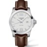 Коричневый кожаный ремешок Longines L682124854, теленок, удлиненный, 21/20 XL, без замка, для часов Longines Conquest L3.657.4, L3.658.4, L3.659.4, L3.660.4, L3.661.4, L3.662.4, L3.677.4, L3.678.4, L3.700.4, L3.702.4, L3.759.4