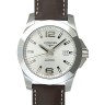 Коричневый кожаный ремешок Longines L682124854, теленок, удлиненный, 21/20 XL, без замка, для часов Longines Conquest L3.657.4, L3.658.4, L3.659.4, L3.660.4, L3.661.4, L3.662.4, L3.677.4, L3.678.4, L3.700.4, L3.702.4, L3.759.4