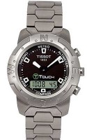 Замок браслета Tissot T631015850, титановый, неполированный, для часов Tissot T-Touch Z351, Z352, Z353