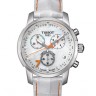 Белый кожаный ремешок Tissot T610031660, теленок, 19/18, без замка, для часов Tissot PRC 200 T014.417