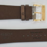 Коричневый сатиновый ремешок Tissot T600035079, 23/18, с вырезом, розовая пряжка, для часов Tissot T2 T090.310, T090310A