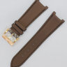 Коричневый сатиновый ремешок Tissot T600035079, 23/18, с вырезом, розовая пряжка, для часов Tissot T2 T090.310, T090310A