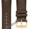 Коричневый сатиновый ремешок Tissot T600035079, 23/18, с вырезом, розовая пряжка, для часов Tissot T2 T090.310, T090310A