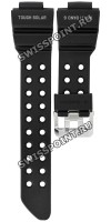Черный полимерный ремешок Casio 10613273 для часов Casio GWF-A1000-1A
