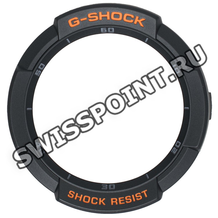 Черный рант корпуса часов Casio 10353458 для часов Casio G-1200B-1A, GW-3000B-1A