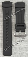 Черный полимерный ремешок Casio 10001449 для часов Casio G-100, G-2300, G-2310, GW-2300, GW-2310, GW-2320