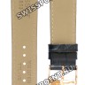 Синий кожаный ремешок Tissot T600037058, 20/18, имитация крокодила, розовая пряжка, для часов Tissot PR100 T101.417, T101417A