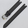 Черный кожаный ремешок Tissot T600035187, теленок, 12/12, с вырезом, стальная пряжка, для часов Tissot Pinky T084.210, T084210A