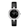 Черный кожаный ремешок Tissot T600035187, теленок, 12/12, с вырезом, стальная пряжка, для часов Tissot Pinky T084.210, T084210A