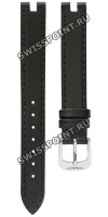 Черный кожаный ремешок Tissot T600035187, теленок, 12/12, с вырезом, стальная пряжка, для часов Tissot Pinky T084.210, T084210A