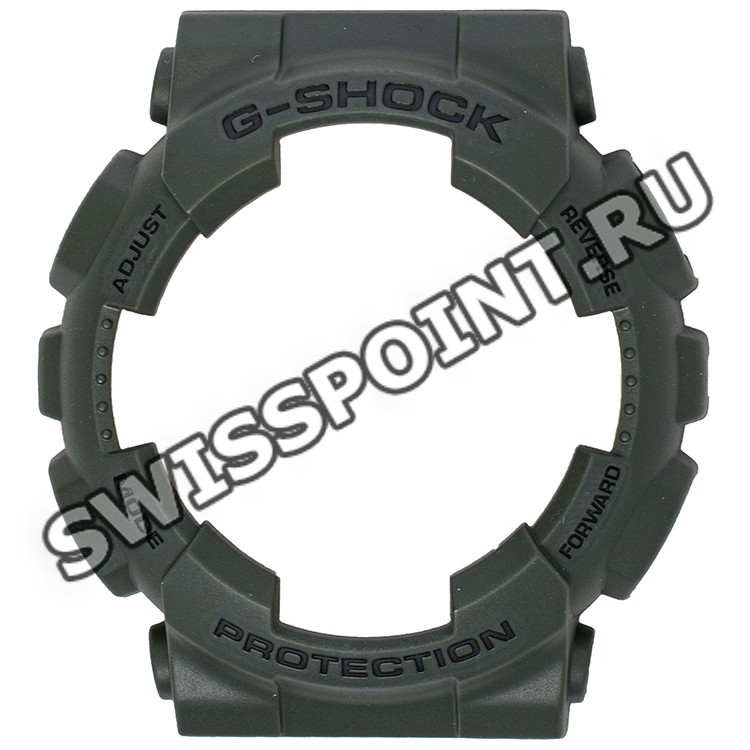 Зеленый рант корпуса часов Casio 10378246 для часов Casio GD-100MS-3