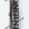 Коричневый кожаный ремешок Longines L682104348, 21/18, без замка, для часов Longines Olympic Collection L2.649.4, L2.650.4