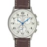 Коричневый кожаный ремешок Longines L682104348, 21/18, без замка, для часов Longines Olympic Collection L2.649.4, L2.650.4