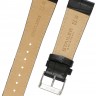 Stailer 1551A-2201 Черный кожаный ремешок, теленок, имитация крокодила, стальная пряжка, 22/18