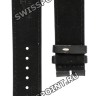 Черный кожаный ремешок Longines L682125255, теленок, 19/18, без замка, для часов Longines Conquest L2.732.4, L3.655.4, L3.656.4, L3.676.4